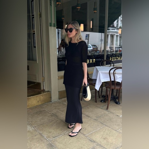 Toteme Bardot-neck open knit top - Picture 2 of 11